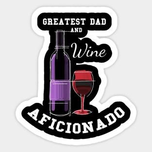 Greatest Dad Wine Sticker